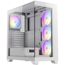Antec CX300 White ARGB Black With Antec 750W (80 Plus Bronze)