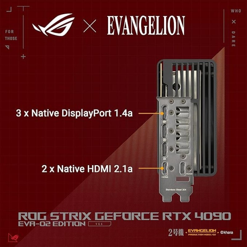 ASUS ROG Strix RTX 4090 OC EVA-02 Edition ASUS ROG Strix RTX 4090 OC EVA-02 Edition