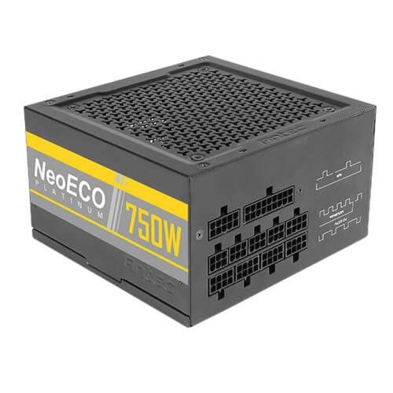 Antec NEOECO NE750W 80 Plus Platinum Power Supply 750 Watt Full Modular ATX Antec NEOECO NE750W 80 Plus Platinum Power Supply 750 Watt Full Modular ATX
