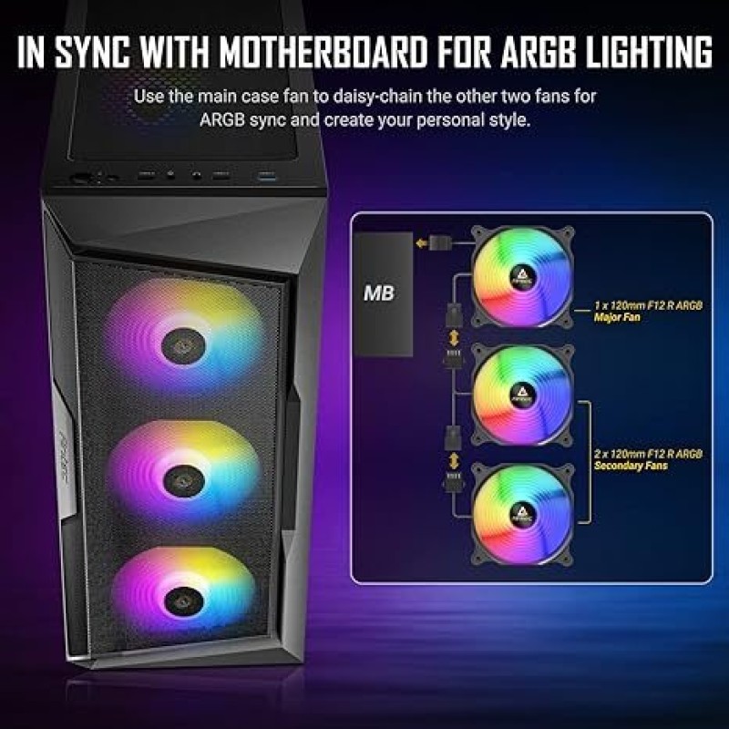 Antec AX61 Elite 4Fan ARGB & PSU Atom B750 (80 Plus Bronze) Antec AX61 Elite 4Fan ARGB & PSU Atom B750 (80 Plus Bronze)