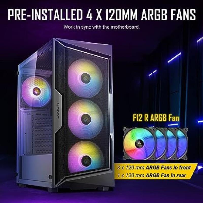 Antec AX61 Elite 4Fan ARGB & PSU Atom B750 (80 Plus Bronze) Antec AX61 Elite 4Fan ARGB & PSU Atom B750 (80 Plus Bronze)