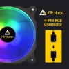 Antec 120mm Case Fan, RGB Case Fans, F12 RGB Antec 120mm Case Fan, RGB Case Fans, F12 RGB
