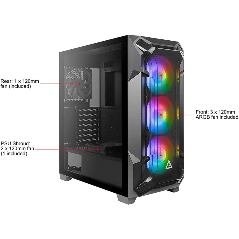 Antec Dark Fleet DF600 Flux Antec Dark Fleet DF600 Flux