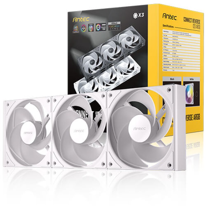 Antec Connect 120 White reverse ARGB Antec Connect 120 White reverse ARGB