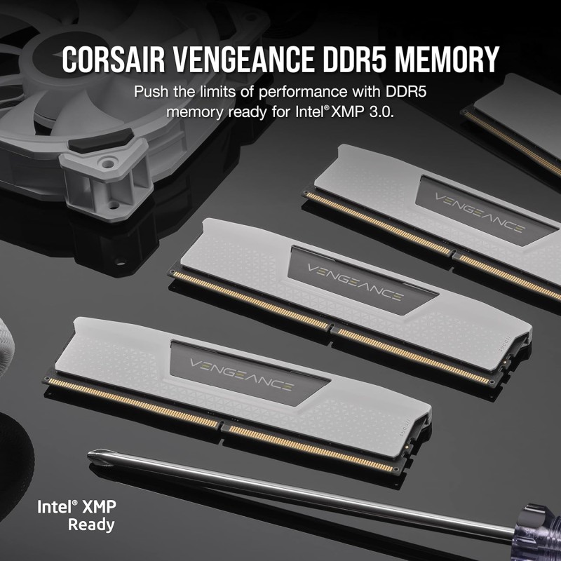 Corsair VENGEANCE 64GB (2x32GB) DDR5 5600MHz White Corsair VENGEANCE 64GB (2x32GB) DDR5 5600MHz White