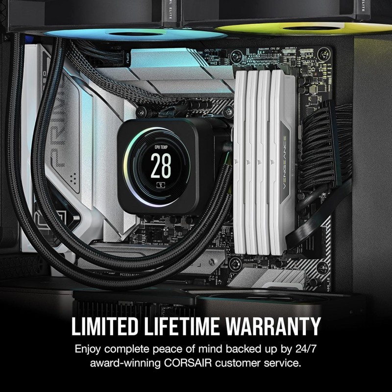 Corsair VENGEANCE 64GB (2x32GB) DDR5 5600MHz White Corsair VENGEANCE 64GB (2x32GB) DDR5 5600MHz White