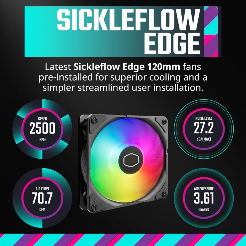 CoolerMaster MasterLiquid 240 Atmos ARGB CoolerMaster MasterLiquid 240 Atmos ARGB