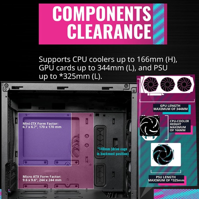 Cooler Master TD300 Mesh Micro-ATX Tower Cooler Master TD300 Mesh Micro-ATX Tower