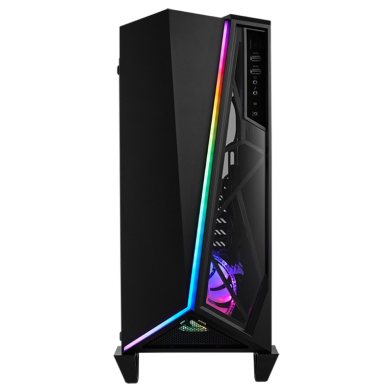 CORSAIR Carbide SPEC-Omega RGB Mid-Tower Gaming Case, 2 RGB Fans, Lighting Node PRO Included, Tempered Glass CORSAIR Carbide SPEC-Omega RGB Mid-Tower Gaming Case, 2 RGB Fans, Lighting Node PRO Included, Tempered Glass