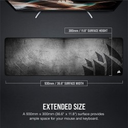 Corsair MM300 PRO Premium Spill-Proof Cloth Gaming Mouse Pad – Extended - Multicolor