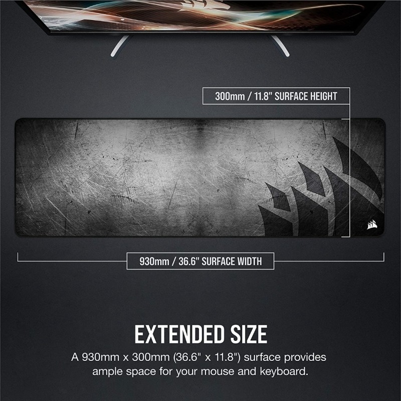 Corsair MM300 PRO Premium Spill-Proof Cloth Gaming Mouse Pad – Extended - Multicolor Corsair MM300 PRO Premium Spill-Proof Cloth Gaming Mouse Pad – Extended - Multicolor