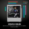 Corsair iCUE 220T RGB Airflow Tempered Glass Mid-Tower Smart Case, White Corsair iCUE 220T RGB Airflow Tempered Glass Mid-Tower Smart Case, White
