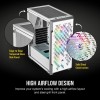 Corsair iCUE 220T RGB Airflow Tempered Glass Mid-Tower Smart Case, White Corsair iCUE 220T RGB Airflow Tempered Glass Mid-Tower Smart Case, White