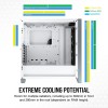 Corsair iCUE 4000X RGB Mid-Tower ATX PC Case - White Corsair iCUE 4000X RGB Mid-Tower ATX PC Case - White