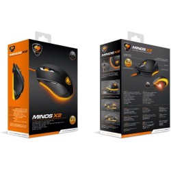 Cougar Minos X2 Wired USB Optical Gaming Mouse with 3000 DPI