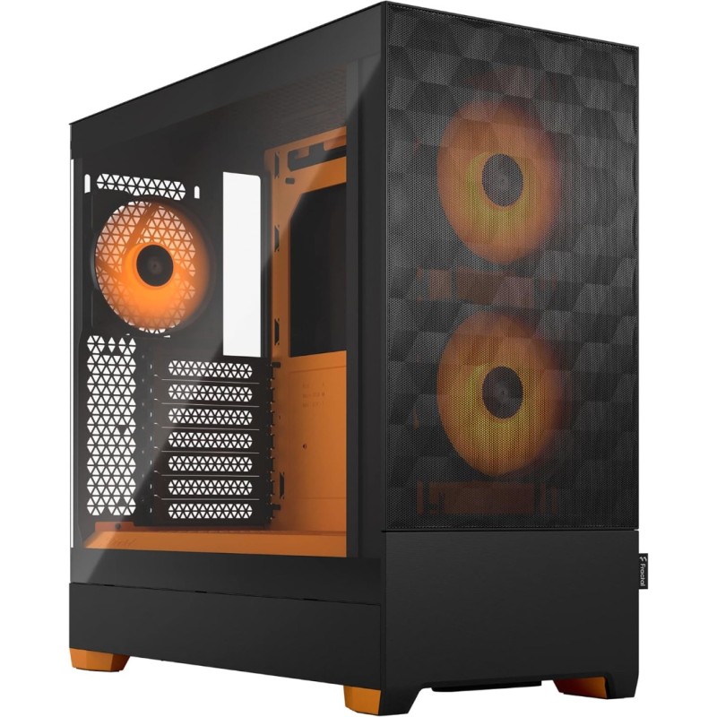 Fractal Pop Air RGB Orange Core TG Clear Tint Fractal Pop Air RGB Orange Core TG Clear Tint