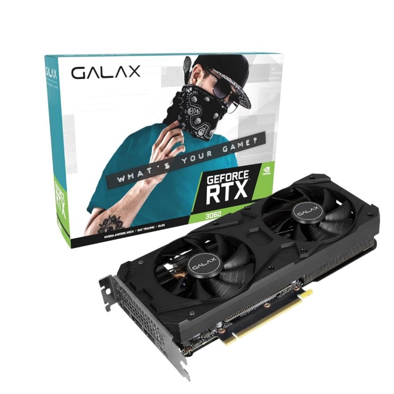 Galax RTX 3060 8GB 1-Click OC 8GB GDDR6 Galax RTX 3060 8GB 1-Click OC 8GB GDDR6