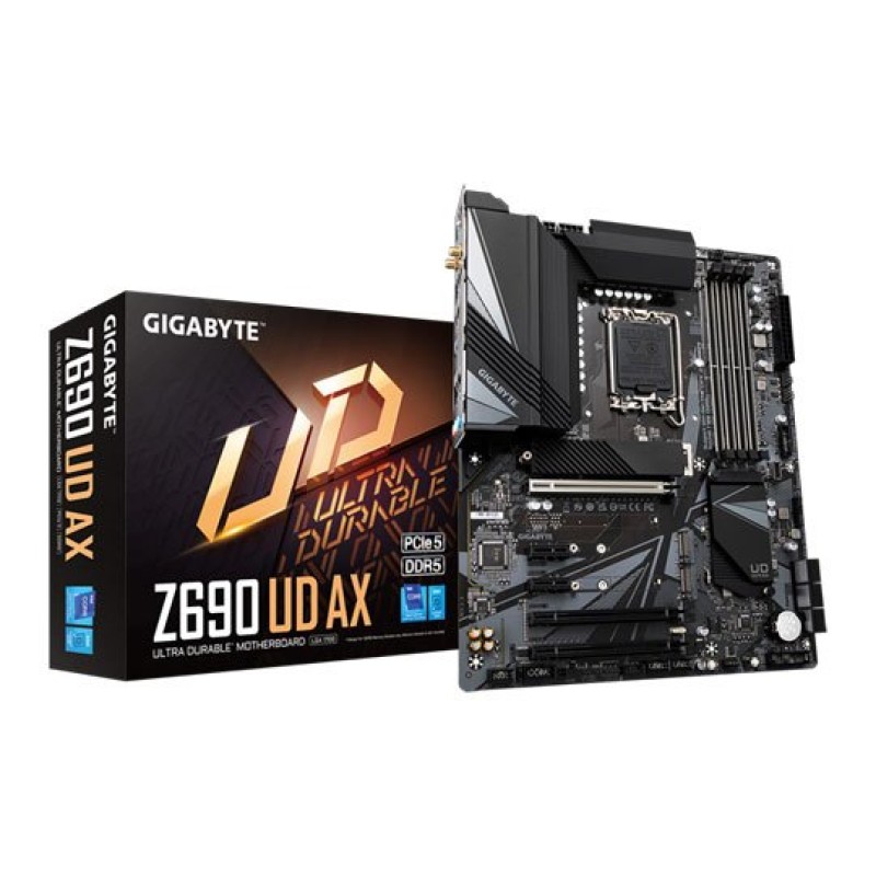 Gigabyte Intel Z690 UD AX DDR5 PCIe 5.0 ATX Motherboard Gigabyte Intel Z690 UD AX DDR5 PCIe 5.0 ATX Motherboard