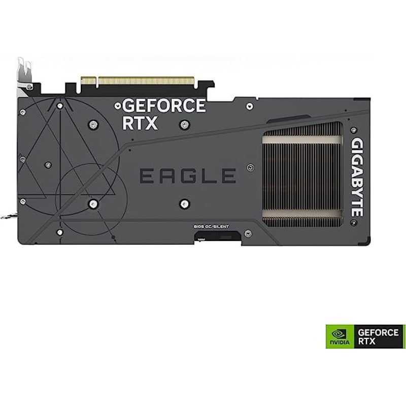 Gigabyte GeForce RTX 4070 Eagle OC 12G Graphics Card, 3X WINDFORCE Fans, 12GB 192-bit GDDR6X Gigabyte GeForce RTX 4070 Eagle OC 12G Graphics Card, 3X WINDFORCE Fans, 12GB 192-bit GDDR6X