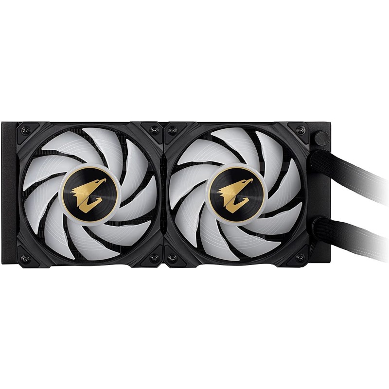 AORUS WATERFORCE X 240 AIO, 2X 120mm ARGB Fans, Adjustable LCD Display AORUS WATERFORCE X 240 AIO, 2X 120mm ARGB Fans, Adjustable LCD Display