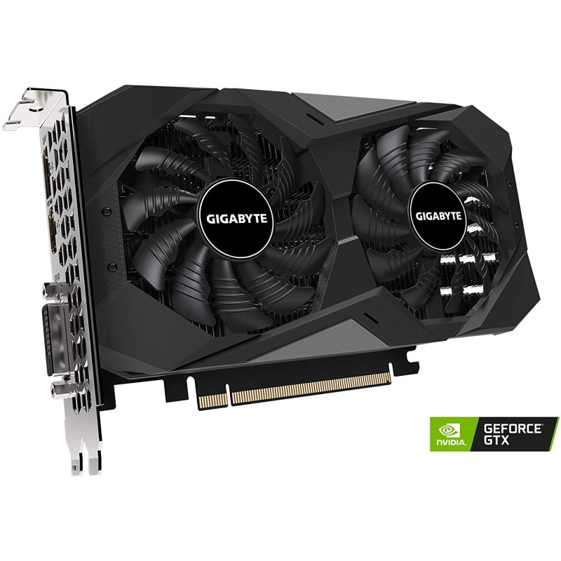 Gigabyte GeForce GTX 1650 D6 WINDFORCE OC 4G Graphics Card, 2X WINDFORCE Fans, 4GB 128-Bit GDDR6, GV-N1656WF2OC-4GD Video Card Gigabyte GeForce GTX 1650 D6 WINDFORCE OC 4G Graphics Card, 2X WINDFORCE Fans, 4GB 128-Bit GDDR6, GV-N1656WF2OC-4GD Video Card