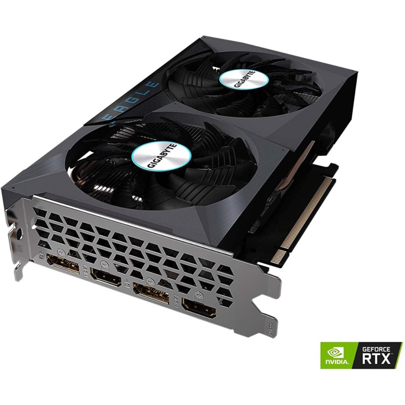 GIGABYTE GeForce RTX 3050 Eagle OC 8G Graphics Card, 2X WINDFORCE Fans, 8GB GDDR6 128-bit GDDR6 GIGABYTE GeForce RTX 3050 Eagle OC 8G Graphics Card, 2X WINDFORCE Fans, 8GB GDDR6 128-bit GDDR6