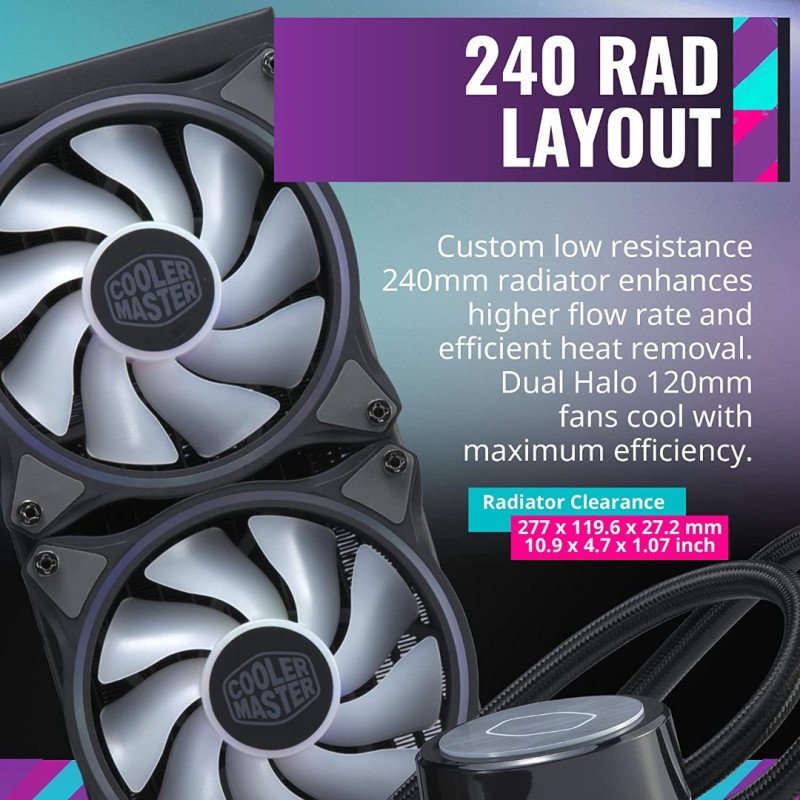 Cooler Master MasterLiquid ML240 Illusion Cooler Master MasterLiquid ML240 Illusion