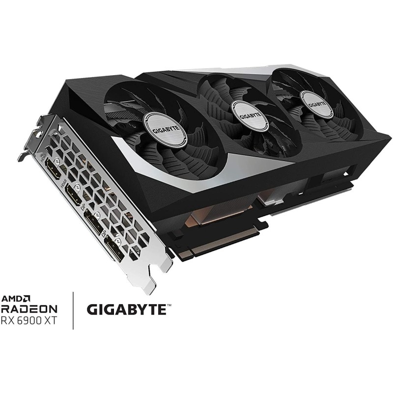 GIGABYTE Radeon RX 6900 XT Gaming OC 16G Graphics Card, WINDFORCE 3X Cooling System, 16GB 256-bit GDDR6 GIGABYTE Radeon RX 6900 XT Gaming OC 16G Graphics Card, WINDFORCE 3X Cooling System, 16GB 256-bit GDDR6