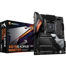 GIGABYTE X570S AORUS Master (AMD/ X570S/ Ryzen 5000/ ATX/PCIe 4.0/ SATA 20Gb/s/USB 3.2/ Motherboard)