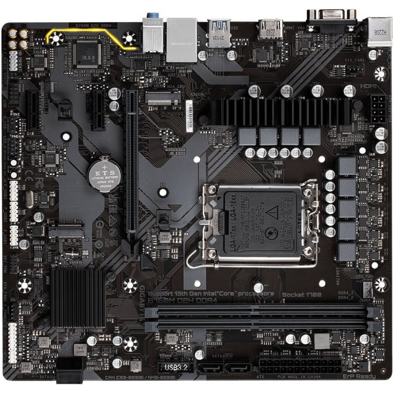Gigabyte B760M D2H DDR4 Gigabyte B760M D2H DDR4