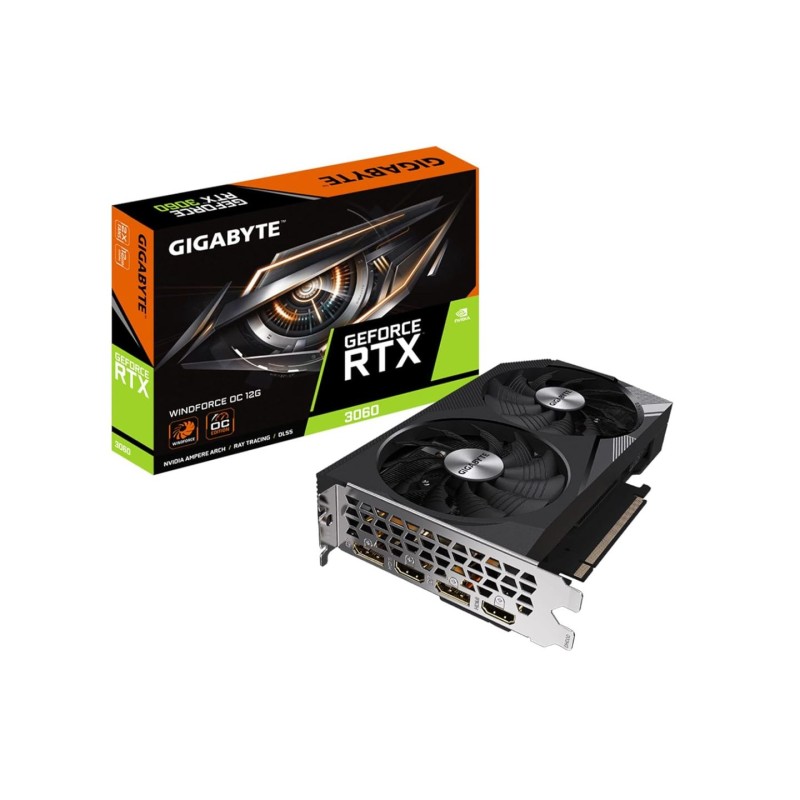 GIGABYTE GeForce RTX 3060 WINDFORCE OC 12GB GDDR6 GIGABYTE GeForce RTX 3060 WINDFORCE OC 12GB GDDR6