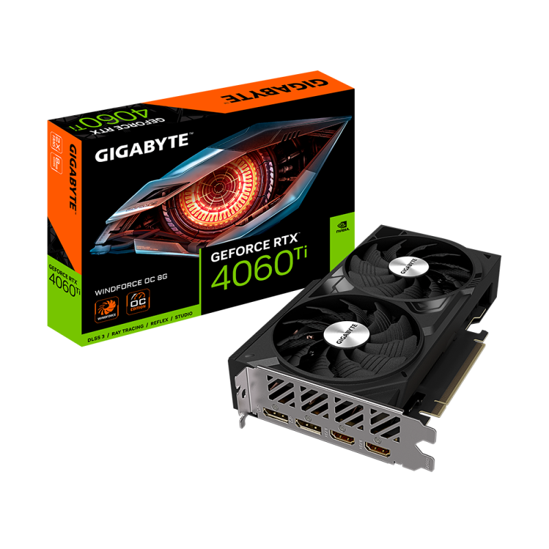 Gigabyte RTX™4060 Ti WINDFORCE OC 8G Gigabyte RTX™4060 Ti WINDFORCE OC 8G