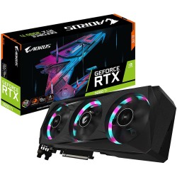 GIGABYTE AORUS GeForce RTX 3060 Ti Elite 8G (REV2.0) Graphics Card, 3X WINDFORCE Fans, LHR, 8GB 256-bit GDDR6, GV-N306TAORUS E-8GD REV2.0 Video Card