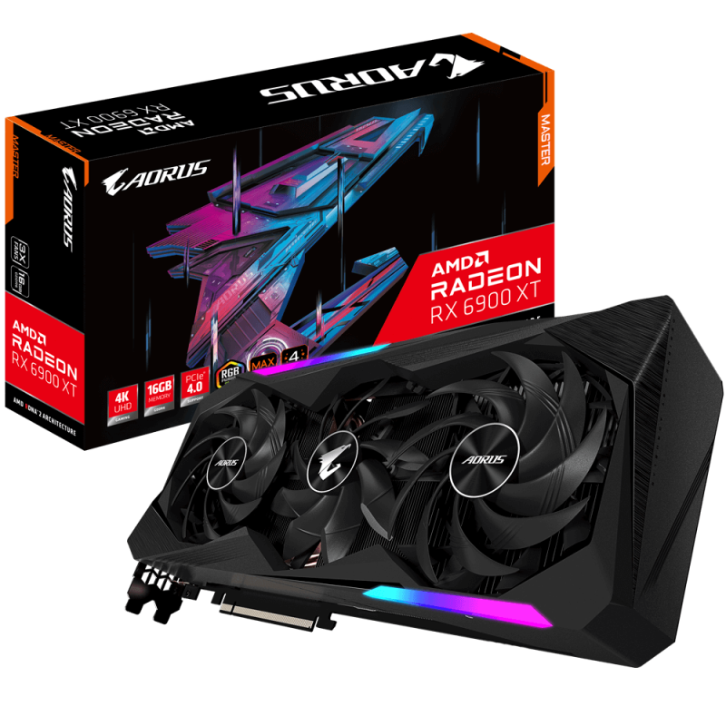 Gigabyte AORUS Radeon™ RX 6900 XT MASTER 16GB Gigabyte AORUS Radeon™ RX 6900 XT MASTER 16GB
