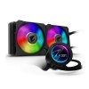 Gigabyte Aorus Liquid Cooler 240, All-in-one Liquid Cooler with Circular LCD Display, RGB Fusion 2.0, Dual 120mm ARGB Fans Gigabyte Aorus Liquid Cooler 240, All-in-one Liquid Cooler with Circular LCD Display, RGB Fusion 2.0, Dual 120mm ARGB Fans