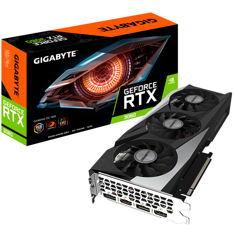 Gigabyte GeForce RTX 3060 GAMING OC 12GB Gigabyte GeForce RTX 3060 GAMING OC 12GB