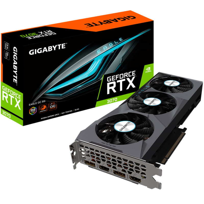 Gigabyte GeForce RTX™ 3070 EAGLE OC 8G Gigabyte GeForce RTX™ 3070 EAGLE OC 8G