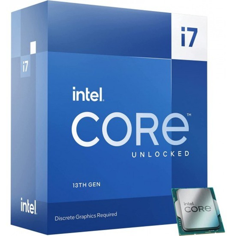 Intel Core i7-13700KF Desktop Processor 16 cores (8 P-cores & 8 E-cores) 30M Cache, up to 5.4 GHz Intel Core i7-13700KF Desktop Processor 16 cores (8 P-cores & 8 E-cores) 30M Cache, up to 5.4 GHz