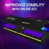 Kingston Fury Beast RGB 32GB (2X16)  5600MT/s DDR5 CL40 DIMM Desktop Memory (Kit of 2) | Intel XMP 3.0 | Infrared Sync Technology | Overclocking Stability