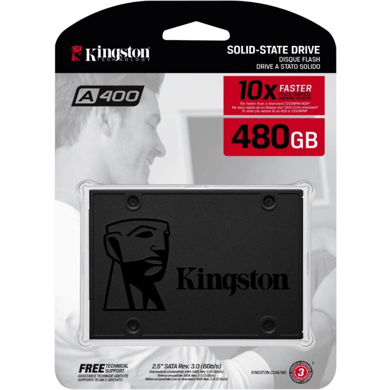 Kingston 480GB A400 SATA 3 2.5" Kingston 480GB A400 SATA 3 2.5"