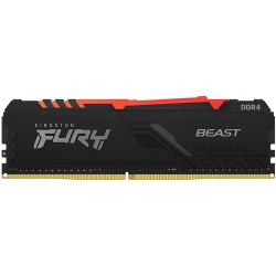 Kingston FURY Beast RGB 16GB 3200MHz DDR4 CL16 Desktop Memory Single Stick KF432C16BBA/16
