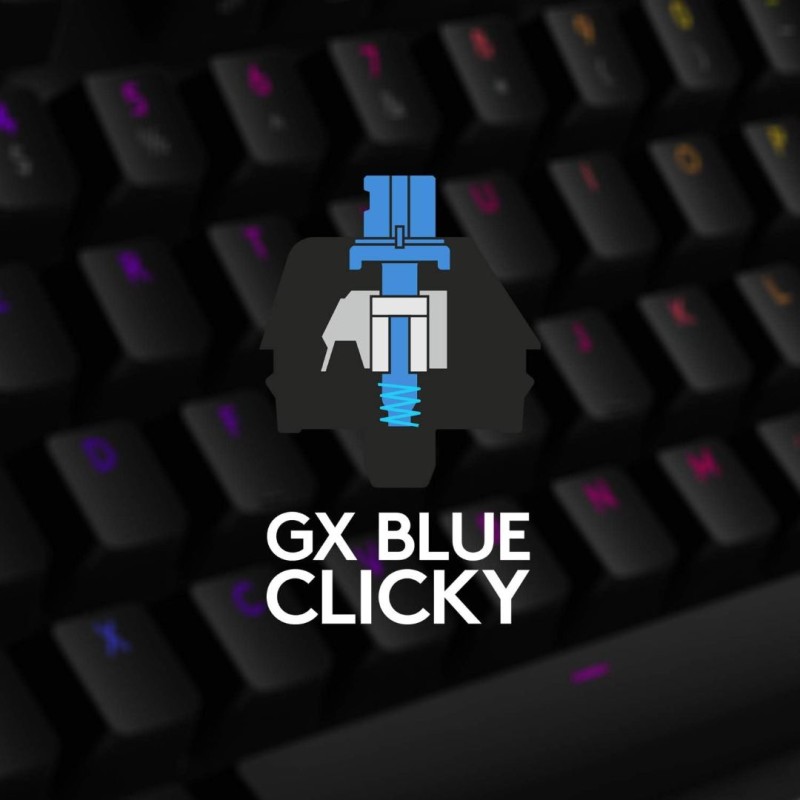 Logitech G512 Mechanical Gaming Keyboard Special Edition,RGB Lightsync Backlit Keys,GX Blue Clicky Key Logitech G512 Mechanical Gaming Keyboard Special Edition,RGB Lightsync Backlit Keys,GX Blue Clicky Key
