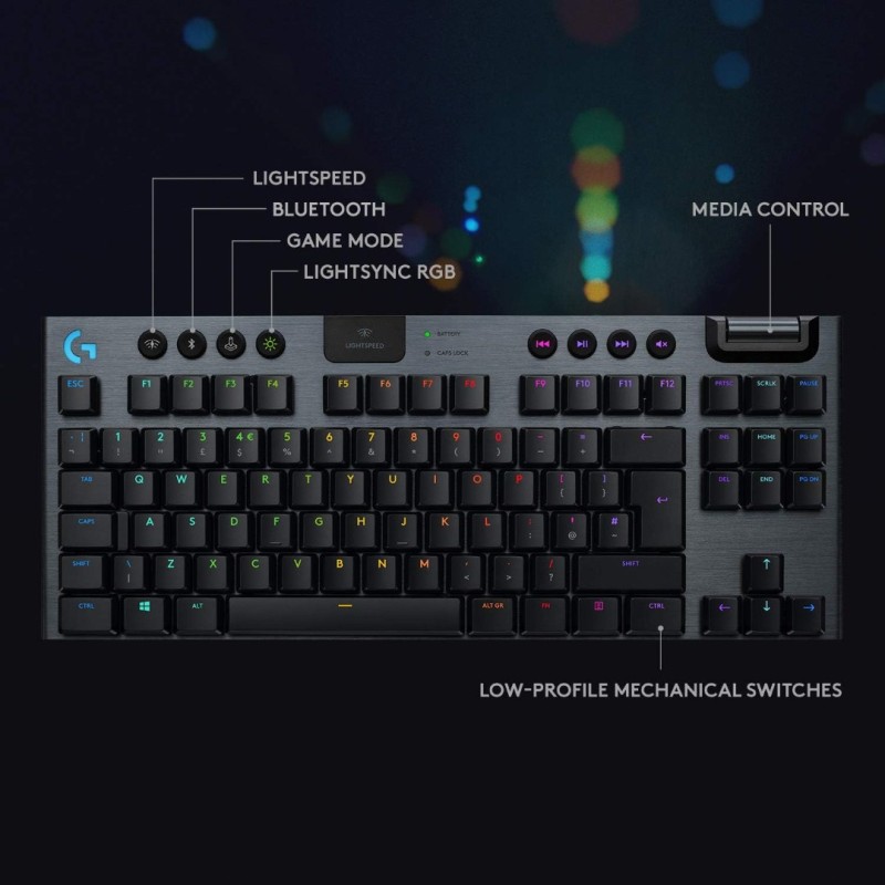 Logitech G915 TKL Tenkeyless Lightspeed Wireless RGB Logitech G915 TKL Tenkeyless Lightspeed Wireless RGB