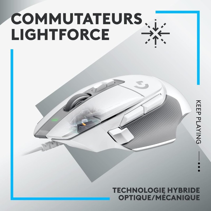 Logitech G502 X White Wired Gaming Mouse Logitech G502 X White Wired Gaming Mouse
