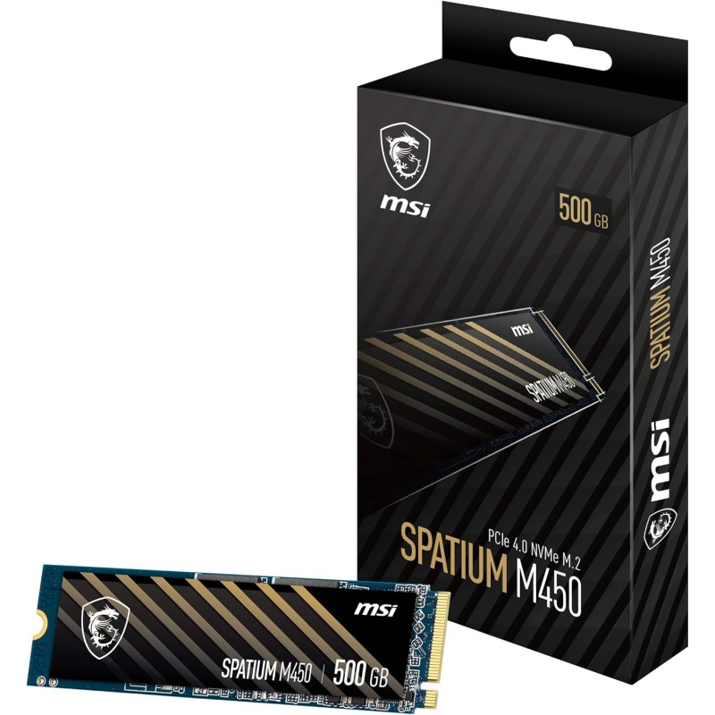 MSI SPATIUM M450 PCIe 4.0 NVMe M.2 500GB MSI SPATIUM M450 PCIe 4.0 NVMe M.2 500GB