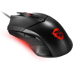 MSI Clutch GM08 4200 DPI Optical Wired Gaming Mouse with Red LED