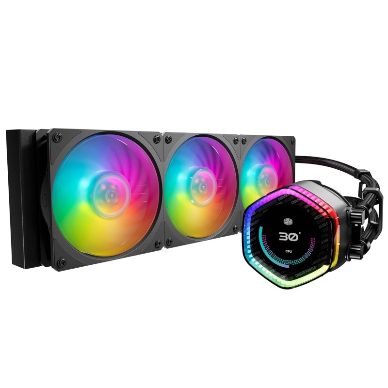 Cooler Master MasterLiquid ION 360 CPU Liquid Cooler - Black Cooler Master MasterLiquid ION 360 CPU Liquid Cooler - Black