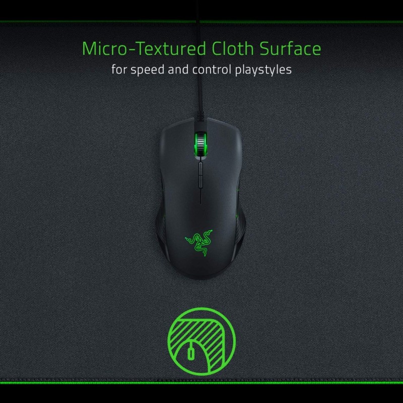 Razer Goliathus Extended Chroma Gaming Mouse Mat - Balanced Control - Black Razer Goliathus Extended Chroma Gaming Mouse Mat - Balanced Control - Black