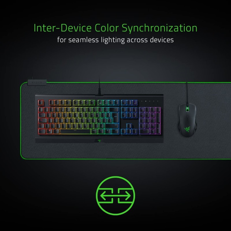 Razer Goliathus Extended Chroma Gaming Mouse Mat - Balanced Control - Black Razer Goliathus Extended Chroma Gaming Mouse Mat - Balanced Control - Black