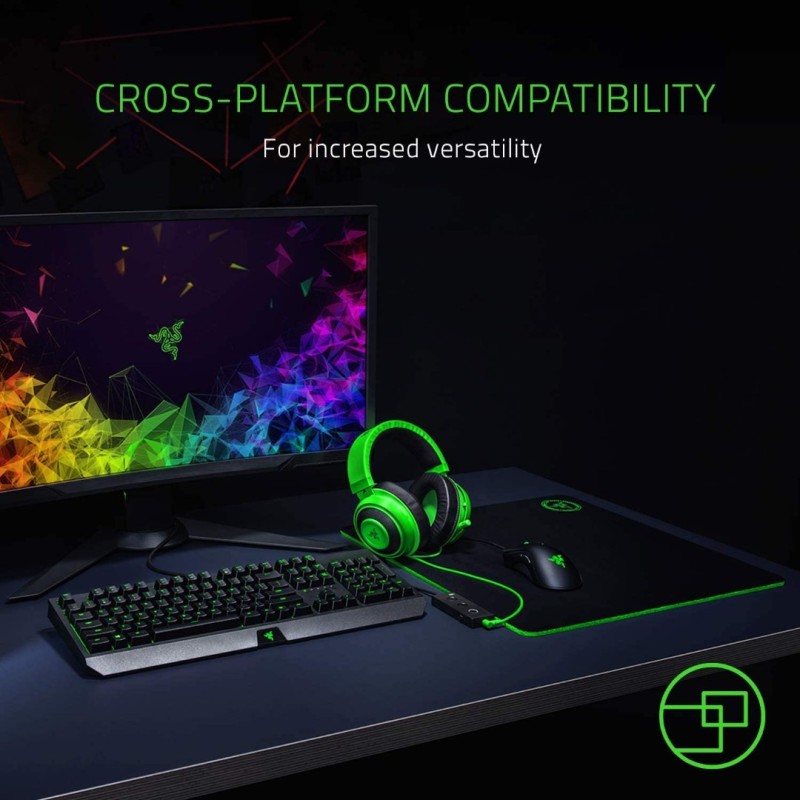 Razer Kraken Tournament Edition THX 7.1 Surround Sound Gaming Headset: Retractable Noise Cancelling Mic - USB DAC - for PC Razer Kraken Tournament Edition THX 7.1 Surround Sound Gaming Headset: Retractable Noise Cancelling Mic - USB DAC - for PC